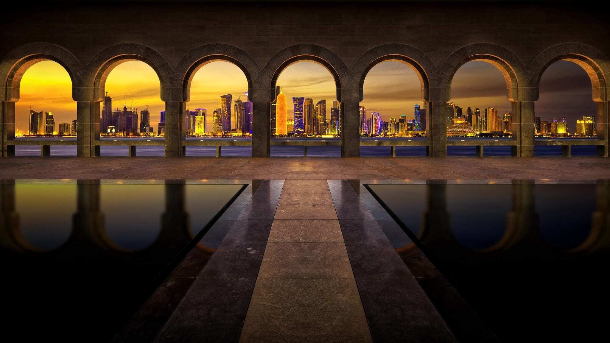 Sophisticated interior and architecture photography in Doha, showcasing modern designs and elegant spaces.