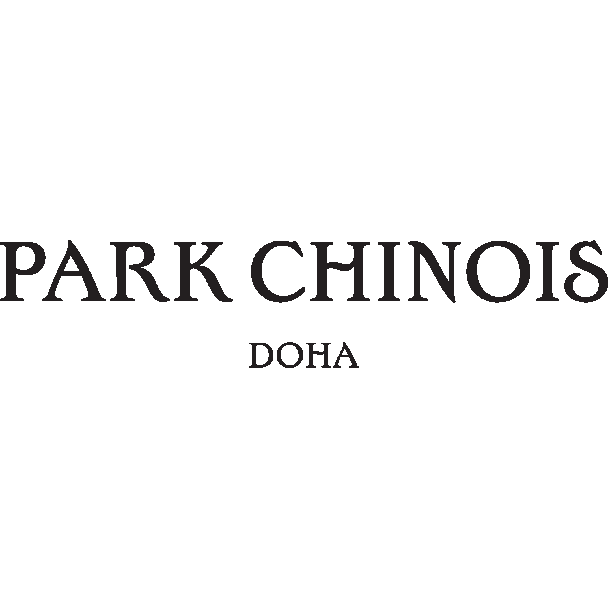 Logo Park Chinois Black 1