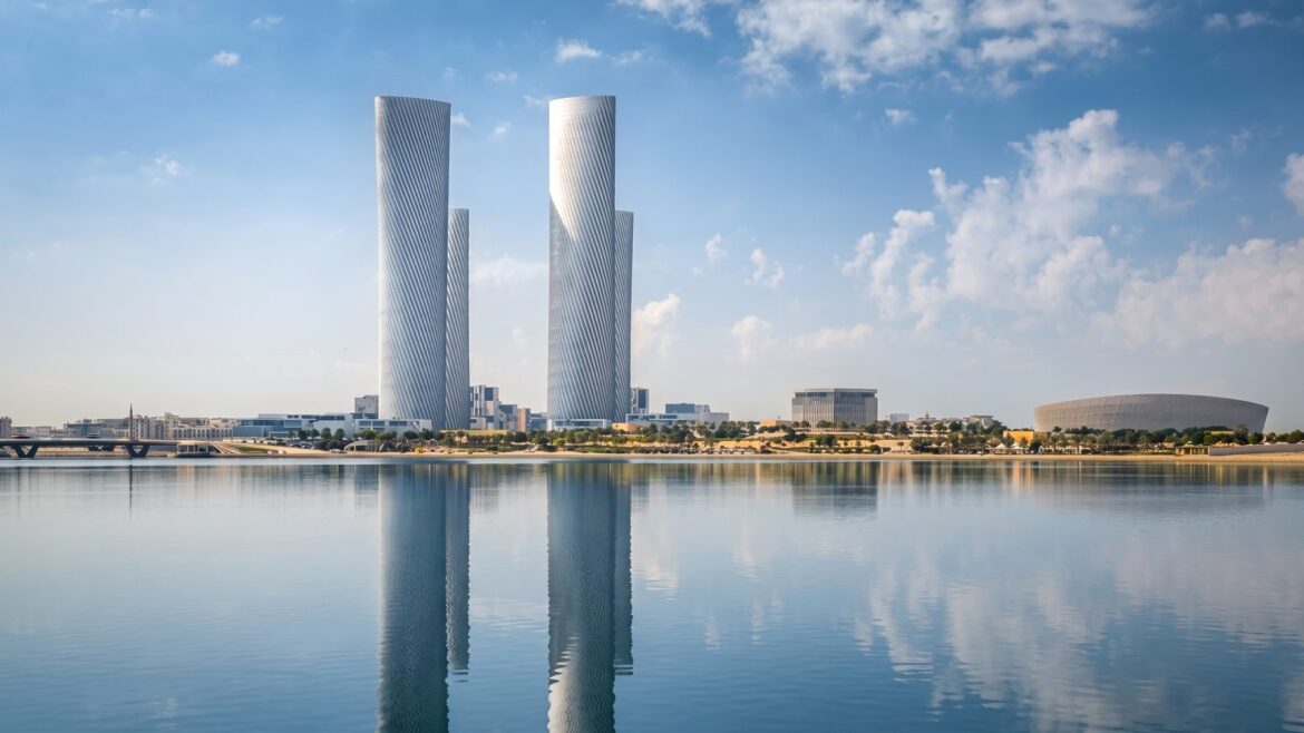 Photographer in Lusail, Qatar — skyline at dusk