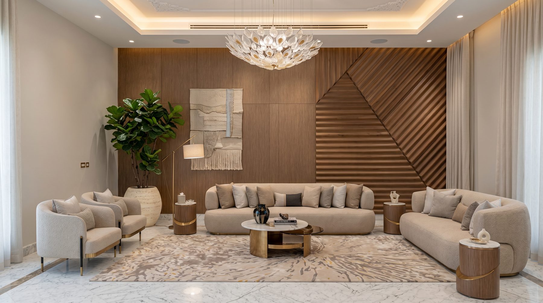 Interior real estate photography in Doha, Qatar