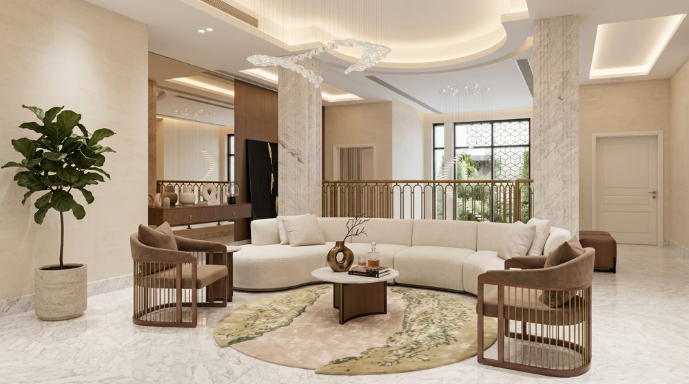 Designer interior real estate photography Doha