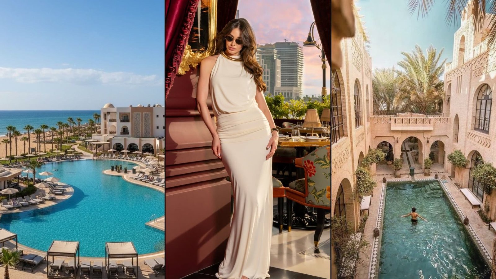 Lifestyle and hospitality photography in Doha by Ghassen Oueslati: models dining, drinking and relaxing in a restaurant
